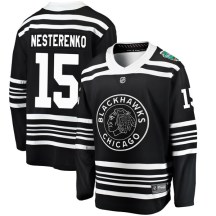Chicago Blackhawks Youth Eric Nesterenko Fanatics Branded Breakaway Black 2019 Winter Classic Jersey