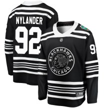 Chicago Blackhawks Youth Alexander Nylander Fanatics Branded Breakaway Black 2019 Winter Classic Jersey