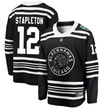 Chicago Blackhawks Youth Pat Stapleton Fanatics Branded Breakaway Black 2019 Winter Classic Jersey