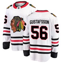 Chicago Blackhawks Youth Erik Gustafsson Fanatics Branded Breakaway White Away Jersey