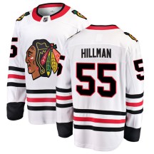 Chicago Blackhawks Youth Blake Hillman Fanatics Branded Breakaway White Away Jersey