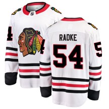Chicago Blackhawks Youth Roy Radke Fanatics Branded Breakaway White Away Jersey