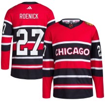 Chicago Blackhawks Men's Jeremy Roenick Adidas Authentic Red Reverse Retro 2.0 Jersey
