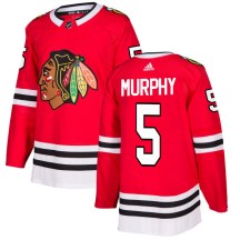 Chicago Blackhawks Men's Connor Murphy Adidas Authentic Red Jersey