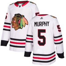 Chicago Blackhawks Men's Connor Murphy Adidas Authentic White Jersey