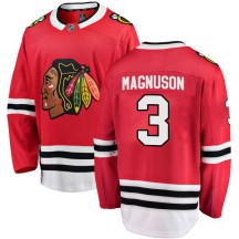 Chicago Blackhawks Youth Keith Magnuson Fanatics Branded Breakaway Red Home Jersey