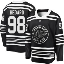 Chicago Blackhawks Men's Connor Bedard Fanatics Branded Premier Black Breakaway Alternate 2019/20 Jersey