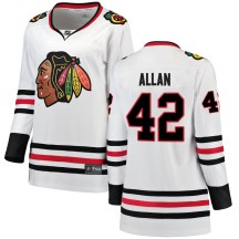 Chicago Blackhawks Women's Nolan Allan Fanatics Branded Breakaway White Away Jersey