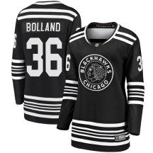 Chicago Blackhawks Women's Dave Bolland Fanatics Branded Premier Black Breakaway Alternate 2019/20 Jersey