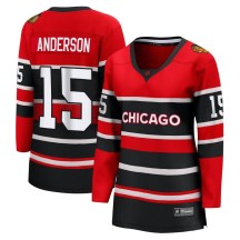Chicago Blackhawks Women's Joey Anderson Fanatics Branded Breakaway Red Special Edition 2.0 Jersey