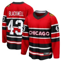 Chicago Blackhawks Youth Colin Blackwell Fanatics Branded Breakaway Black Red Special Edition 2.0 Jersey