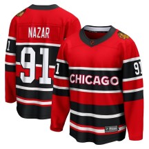 Chicago Blackhawks Youth Frank Nazar Fanatics Branded Breakaway Red Special Edition 2.0 Jersey