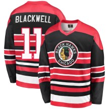 Chicago Blackhawks Youth Colin Blackwell Fanatics Branded Premier Red/Black Breakaway Heritage Jersey